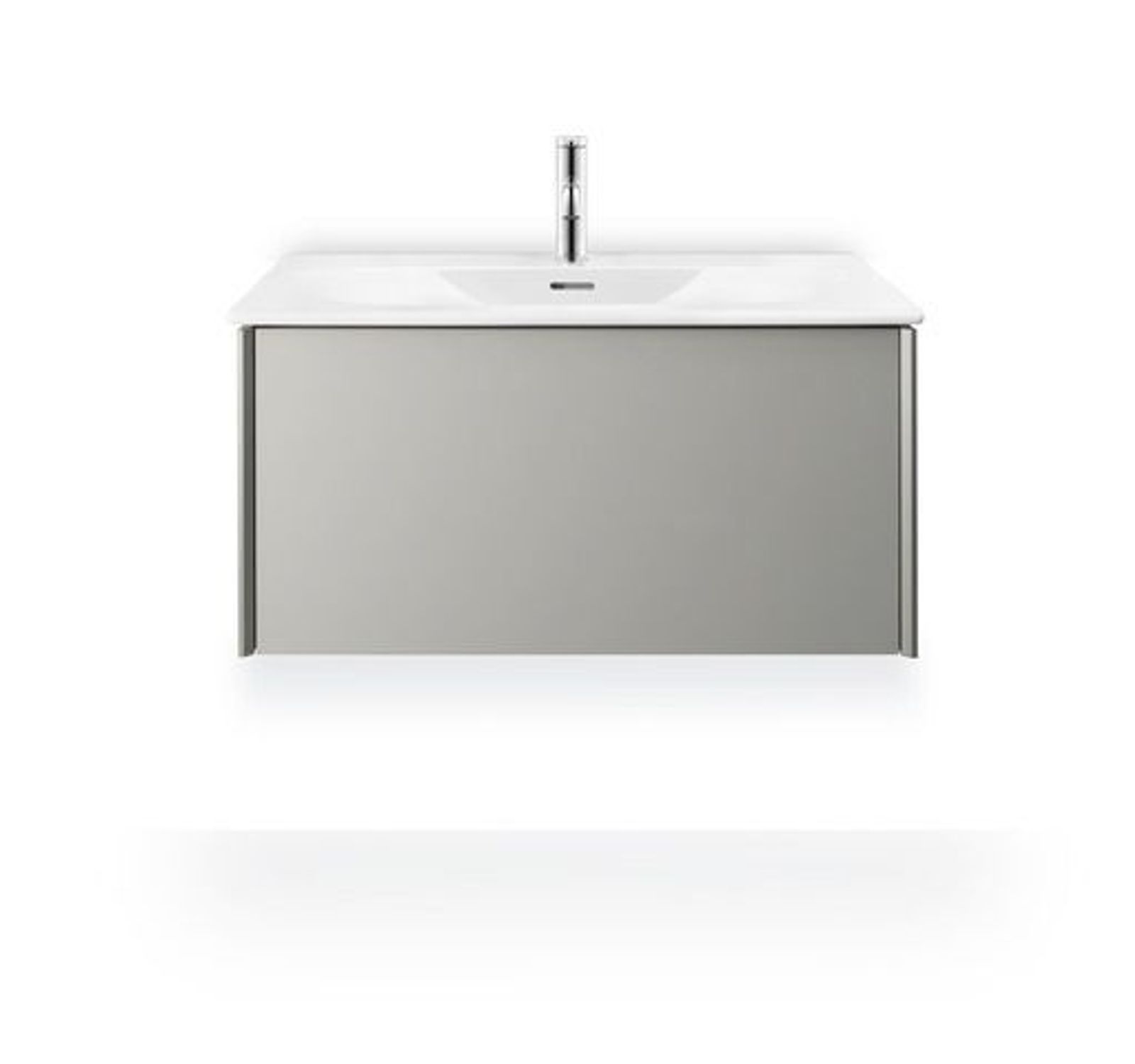 Duravit Möbelwaschtisch Viu 830 mm weiß m ÜL m HLB 1 HL