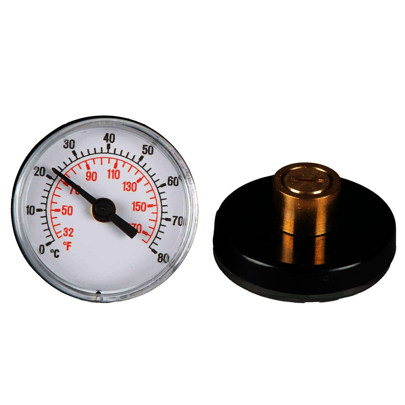 Thermometer für Kugelabsperrhahn und Kompakt-Regelstation