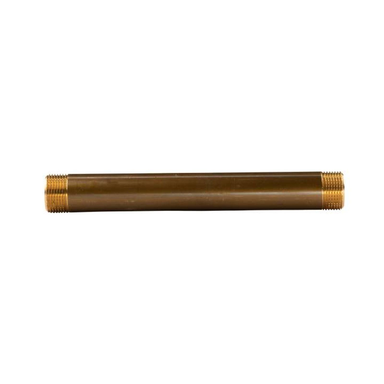 Messing Gewinde-Fitting Distanz Doppelnippel 3/4"- 3/4 L=200mm, schwere Ausführung