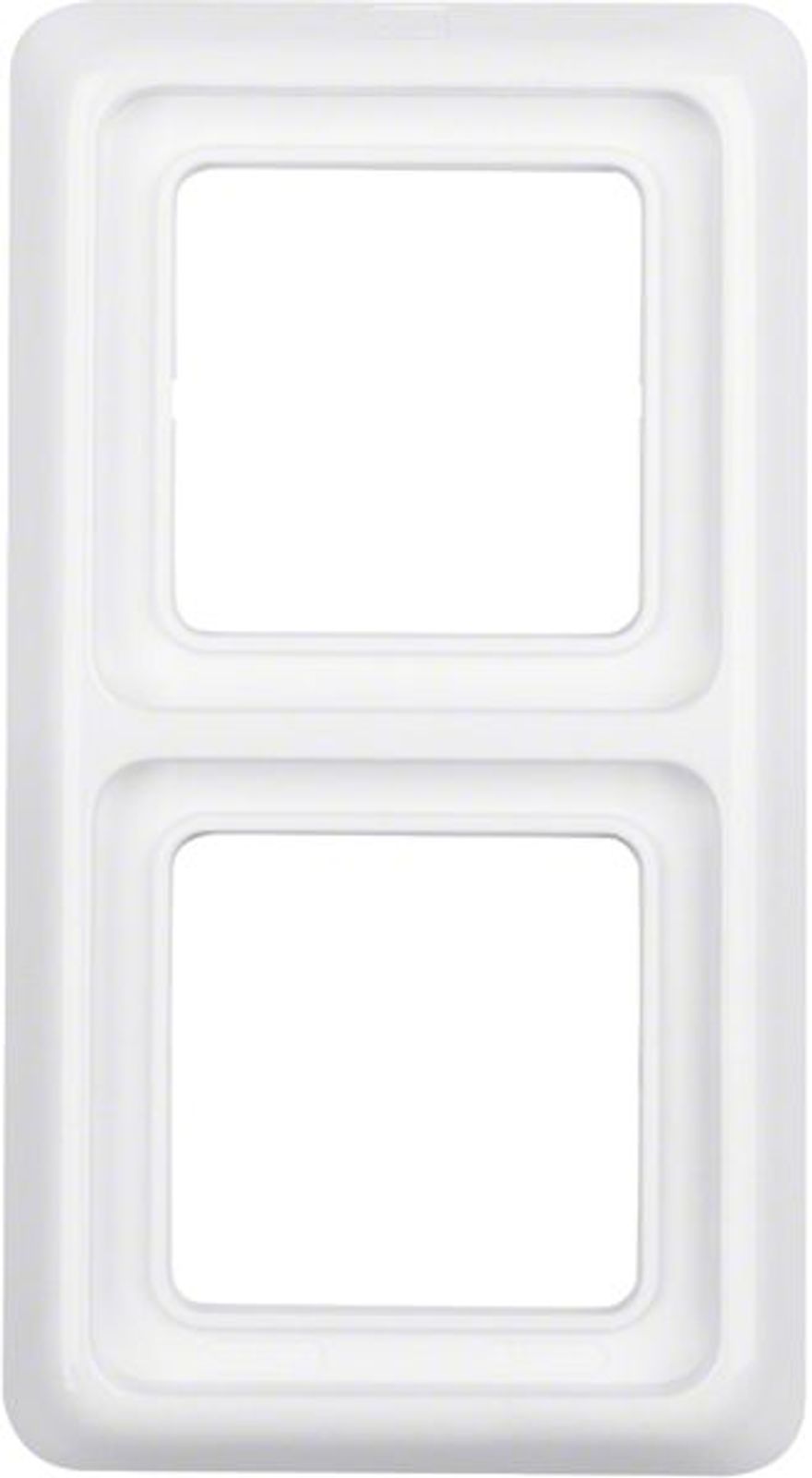 Berker 132909 Rahmen 2fach mit Dichtung wg Up IP44 polarweiß, glänzend
