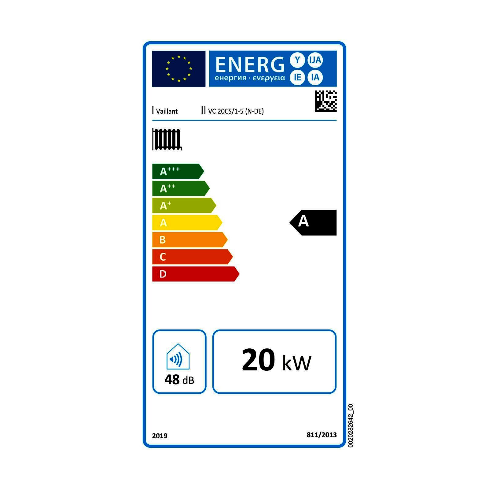 Vaillant Gas-Wandheizgerät ecoTEC plus VC 15CS/1-5 E/LL/P