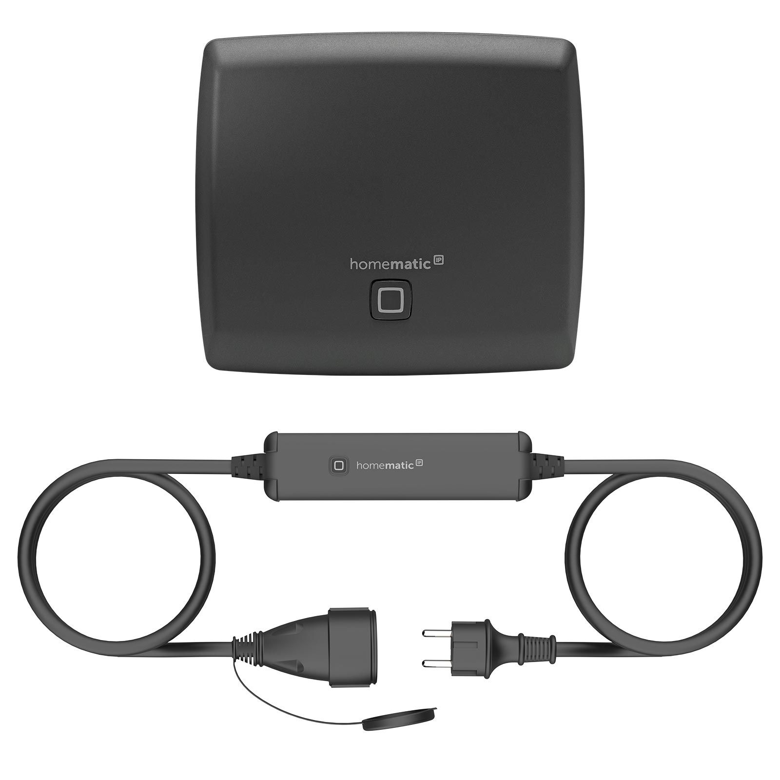Homematic IP Smart Home Starter Set Garten mit Schalt-Mess-Kabel (Außensteckdose)