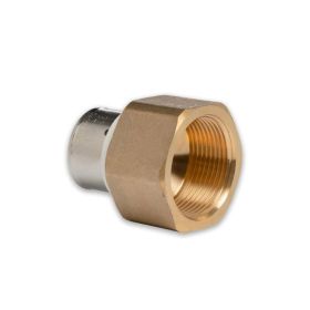 Selfio-Press Aluverbund Pressfitting  Übergang Innengewinde 32 x 3 - 1 1/4" TH + U Kontur DVGW