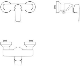 Ideal Standard Brausearmatur AP Connect Ausld. 41mm, Brushed Gold
