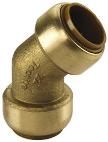 Kupfer Steckfitting Tectite Winkel 45° 15 mm innen/innen lösbar DVGW 10 Stück