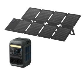 Anker SOLIX C300X + PS60 Set – Tragbare Powerstation mit 60W Solarpanel