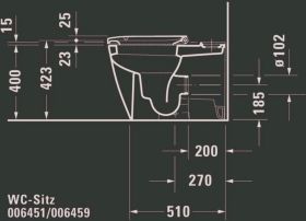 Duravit WC-Sitz Happy D.2, Anthrazit mat mit Absenkautomatik, Scharnier EDST