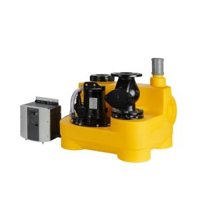 Jung Pumpen Fäkalienhebeanlage COMPLI 400 E (230V) mit montierter Rückschlagklappe R80