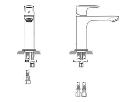 Ideal Standard WT-Arm. Connect Air, Gran o.Ablgarn., Ausld.125mm, Chrom