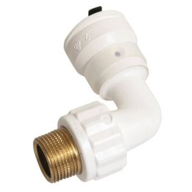 Aluverbund Steckfitting Henco Vision Übergangswinkel Außengewinde 90° 20 x 2 - 1/2" AG 10 Stück