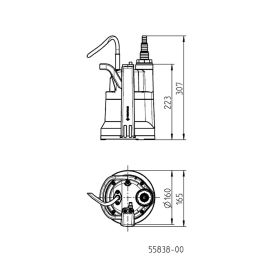 Jung Pumpen Tauchpumpe Simer 6S mit Schaltautomatik