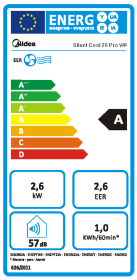 Midea Mobile Klimaanlage Silent Cool 26 Pro WF für Räume bis zu 31 m²