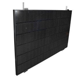 Priwatt Balkonkraftwerk priBalcony Duo Paket 2x 365 Wp/600 W Solaranlage Balkone 90° inkl. Wechselrichter Hoymiles