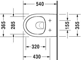 WWC-Set Duravit No.1, TS rimless weiß, inkl.WC-Sitz m.Absenkautomatik