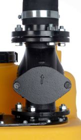 Jung Pumpen Fäkalienhebeanlage COMPLI 400 E (230V) mit montierter Rückschlagklappe R80
