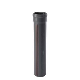 HTsafe Rohr mit Muffe DN 110 1000 mm