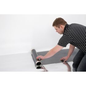 Perobe elektrische Temperierungsfolie Set 3,3 m² 264 Watt Raumthermostat Digital