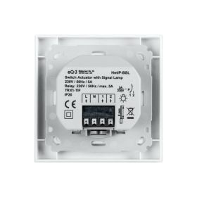 Homematic IP Smart Home Schaltaktor für Markenschalter mit Signalleuchte HmIP-BSL