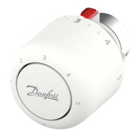 Danfoss Thermostatkopf Aero RA/VL gasgefüllt, Serviceelement mit eingebautem Fühler, weiß