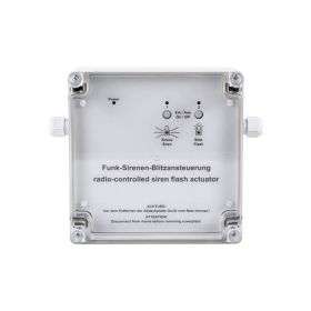 Homematic Smart Home Funk-Sirenen-/Blitzansteuerung, Aufputzmontage HM-Sec-SFA-SM