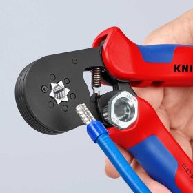 KNIPEX Selbsteinstellende Crimpzange für Aderendhülsen