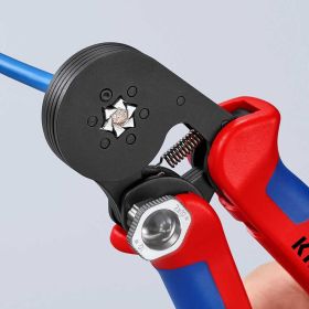KNIPEX Selbsteinstellende Crimpzange für Aderendhülsen