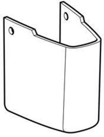 Geberit Renova Plan Halbsäule, weiß