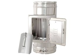 Schornstein Reinigungselement eckig Edelstahl DW DN 150