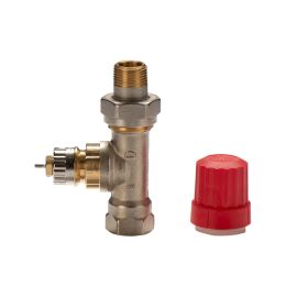 Danfoss Ventilgehäuse Typ RA-N 10 3/8 Zoll Durchgangsform matt vernickelt