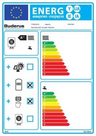Buderus Wärmepumpenset WLW196i IR-9 heizen 16 kW kühlen 11,92 kW 190 L Warmwasserspeicher Pufferspeicher P200.5 Bedieneinheit RC100H
