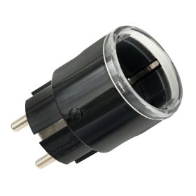 Shelly Plug S Gen3 Smarter, Matter-kompatibler Stecker mit Leistungsmessung, schwarz