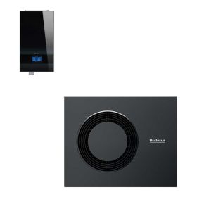 Buderus Luft-Wasser-Wärmepumpe Logaplus M WLW186i-12 AR E schwarz