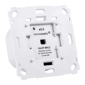 Homematic IP Smart Home Wandtaster HmIP-BRC2 für Markenschalter - 2-fach