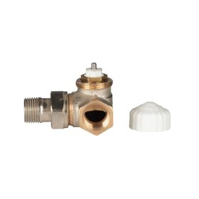 Heimeier Thermostat-Ventilunterteile V-exakt II Winkeleck rechts vernickelt 1/2"