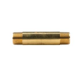 Messing Gewinde-Fitting Distanz Doppelnippel 1/2"-1/2" L= 90mm, schwere Ausführung