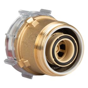 Wohnungs-Wasserzähler Unterputz für Warmwasser Q3 2,5 m³ koax