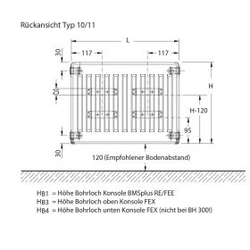 Flachheizkörper Buderus Logatrend C-Plan Typ 11.
