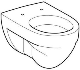 Geberit Renova Wand-WC Flachspüler weiß