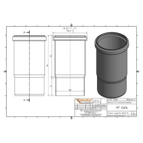 HTsafeL Langmuffe DN 90