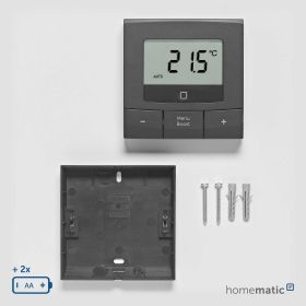 Homematic IP Smart Home Wandthermostat basic HmIP-WTH-B-A anthrazit