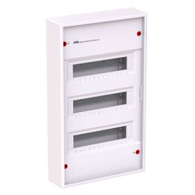 Striebel & John Stromkreisverteiler AK636N3 Aufputz 3x12 Platzeinheiten ohne Tür