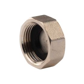 Messing Gewinde-Fitting Kappe 3/4"IG für Eurokonusabgang synthetisch dichtend