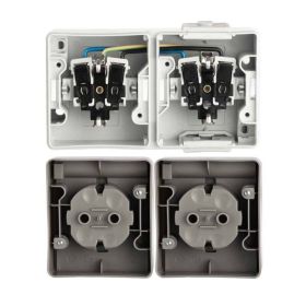 Siemens Schuko-Steckdose Delta 5UB4722 2-fach waagerecht