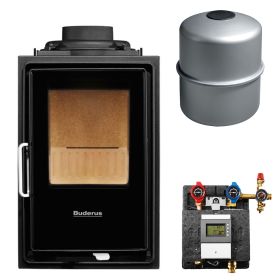 Buderus Logaflame Paket B11 HWS216 wassergeführter Holzbrand-Heizeinsatz 8 kW