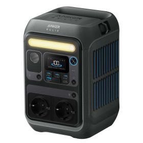 Anker SOLIX C300X + PS100X Set – Tragbare Powerstation mit 100W Solarpanel
