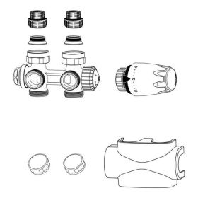 Heimeier Multilux 4 - Set, weiß