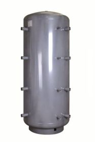 Schicht-Pufferspeicher PZRR 500 Liter mit zwei Rohrregistern und 100 mm Isolierung