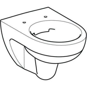 Geberit Renova Wand-WC Tiefspüler, Rimfr weiß, KeraTect