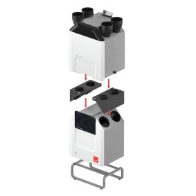 Zehnder ComfoClime Cool Basis-Paket 24 mit Lüftungsgerät ComfoAir Q350 TR