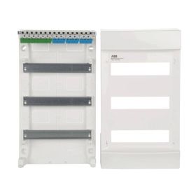 Striebel & John Stromkreisverteiler M41W336N3 Aufputz 3x12 Platzeinheiten ohne Tür